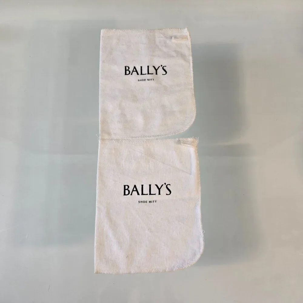 Vintage Bally's Casino 2 Shoe Mitts Las Vegas Strip Hotel Cloth Mitts